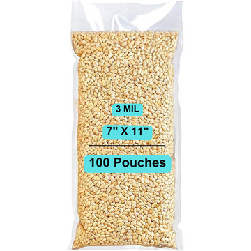 7X11 inches Vacuum Pouches Laminated 3 Mil Poly-Nylon (PN)